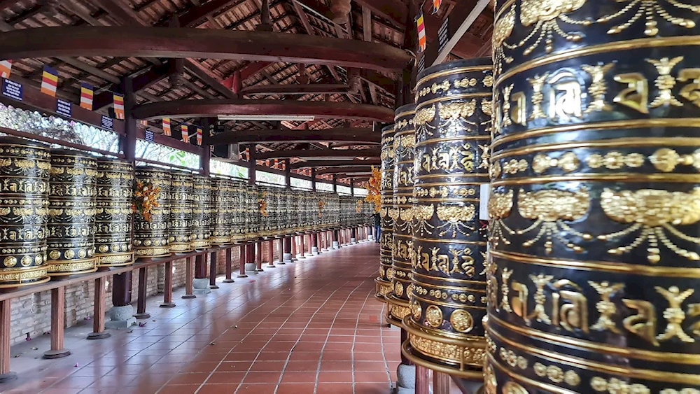 108 Trụ Kinh Luân tại chùa Gò Kén